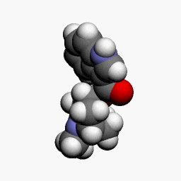 DDL110 (Triposetron) drug candidate molecule animation/visualization
